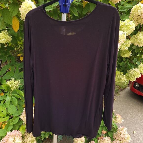 Soft Surroundings Black Embroidered Tunic size Large - Picture 2 of 10